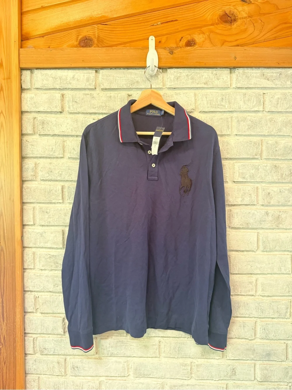 Nwt Polo by Ralph Lauren Long-Sleeve Navy Polo Shirt
